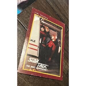 Vintage 1993 1991 Star Trek Collector Cards 83 Cards & 5 Cardboard Figure Cards